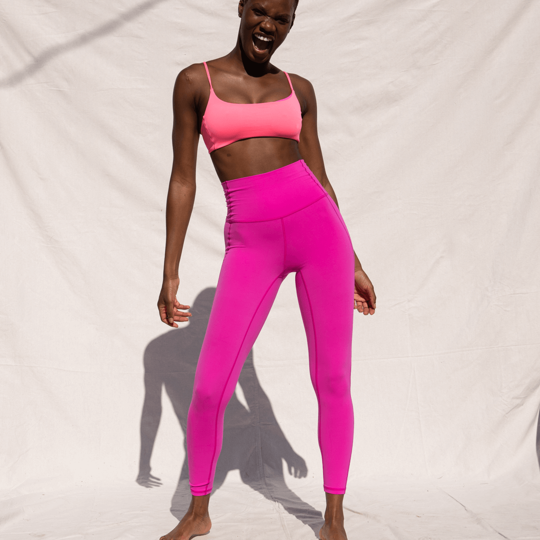 Super Moves Tight - Super Moves Fabric Pink Legging – Left On Friday Canada