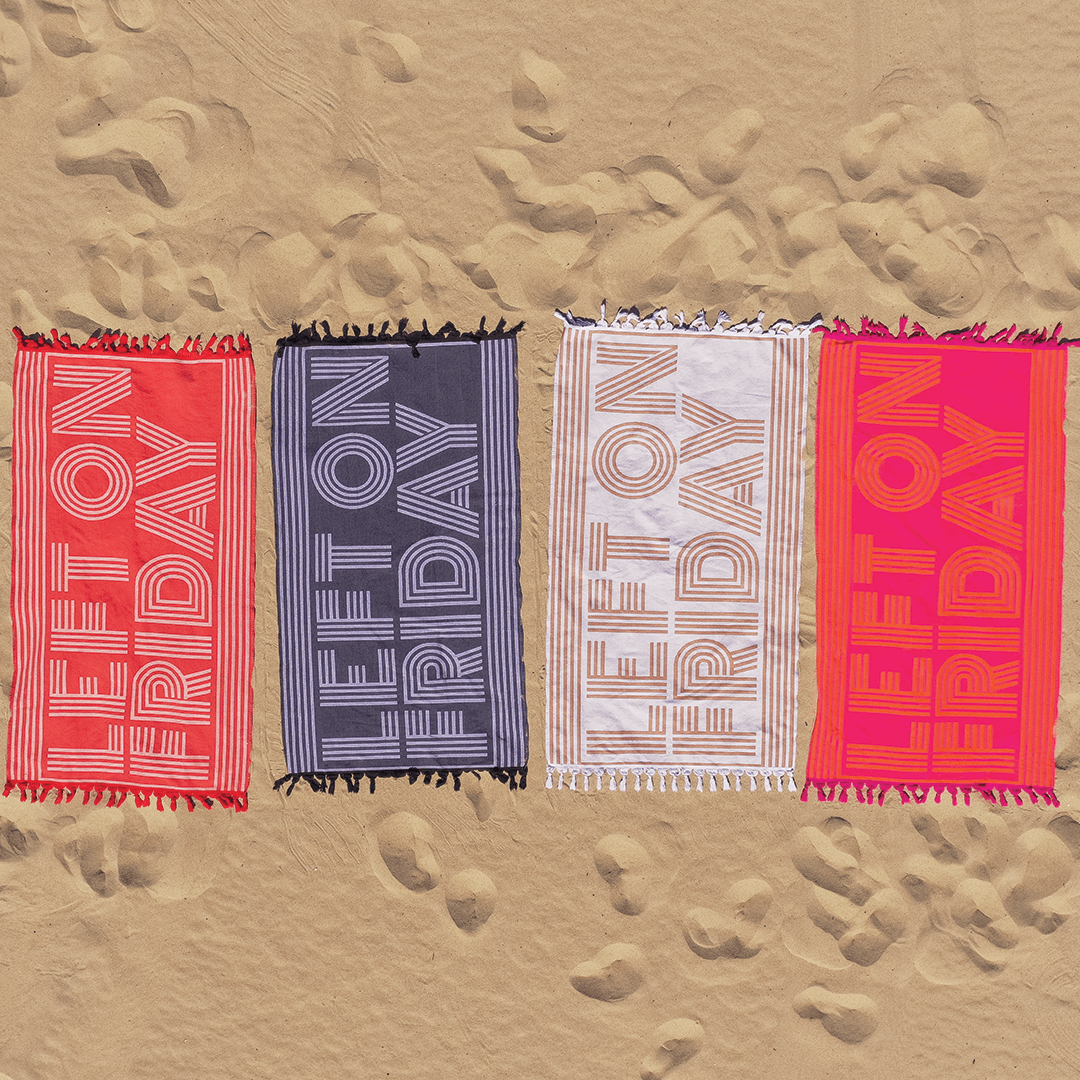Pool Towel - Jet / Coconut