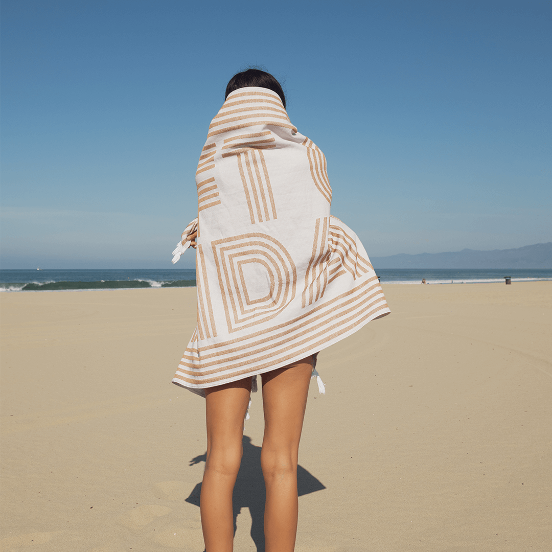 Pool Towel - Coconut/Tan Lines