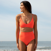 Sunday Top + Hi Tide Bottom - Aperol (Size S)